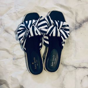 Kate Spade Navy Stripe Sandal